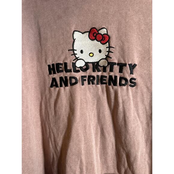 Hello Kitty And Friends Hoodie Mens Large Bioworld Sanrio Pullover Sweatshirt - Picture 2 of 5